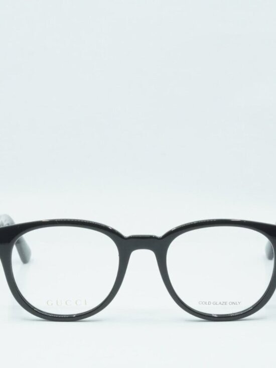 Gucci GG0769O 005 Eyeglasses Grey 50mm Round Frame